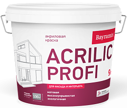 Акриловая краска для фасадов и интерьеров