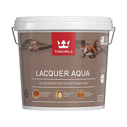 Лак панельный интерьерный LACQUER AQUA (полуглянц)